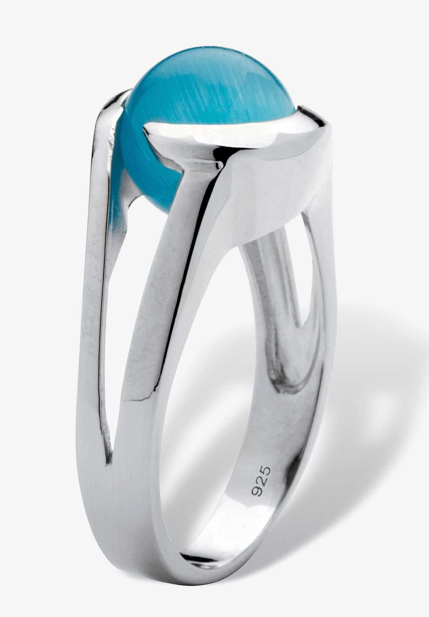 Silver Assorted Genuine Gemstone 14-Piece Interchangeable Ring Set, , on-hover image number 1