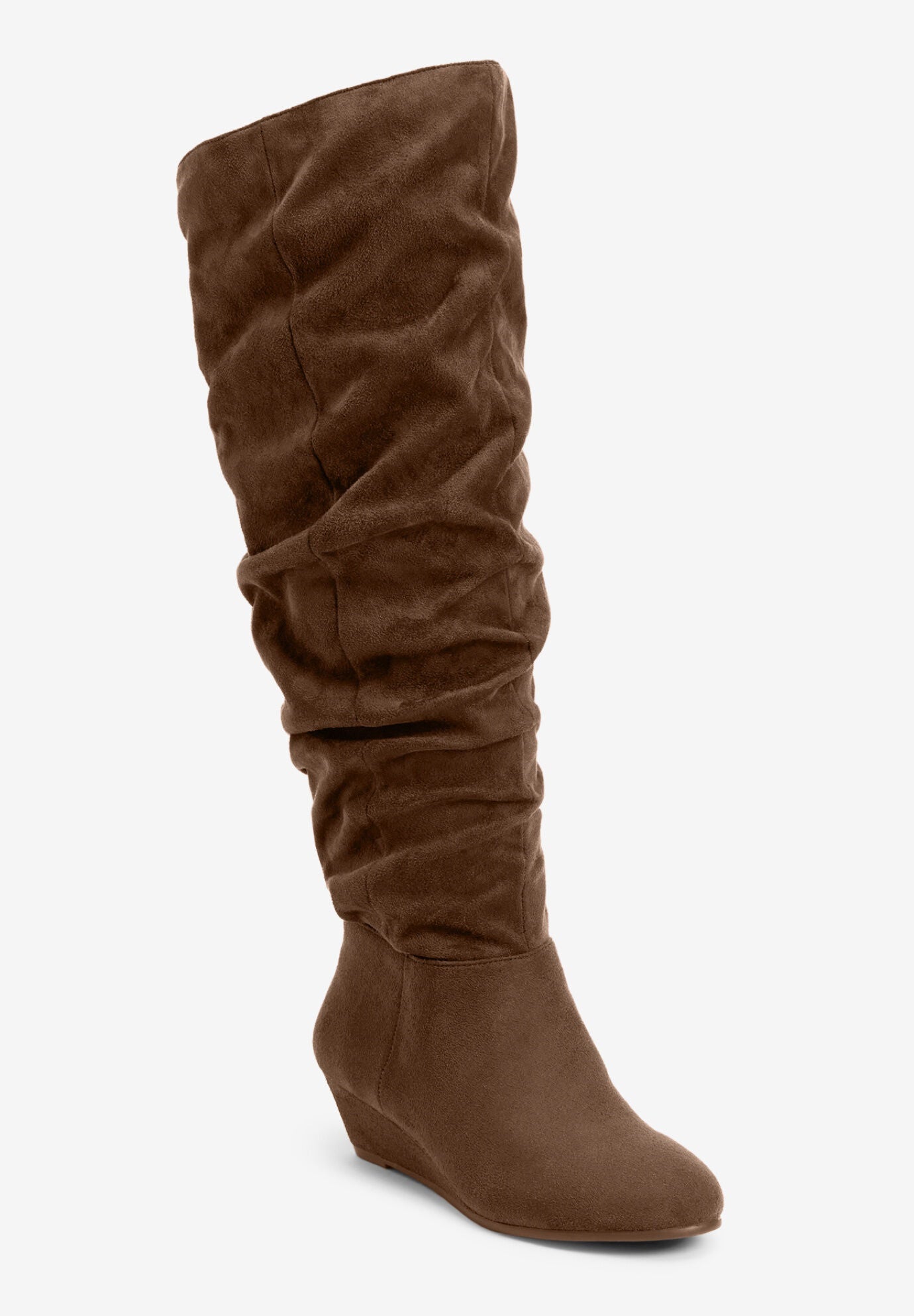Wide width regular calf boots shop