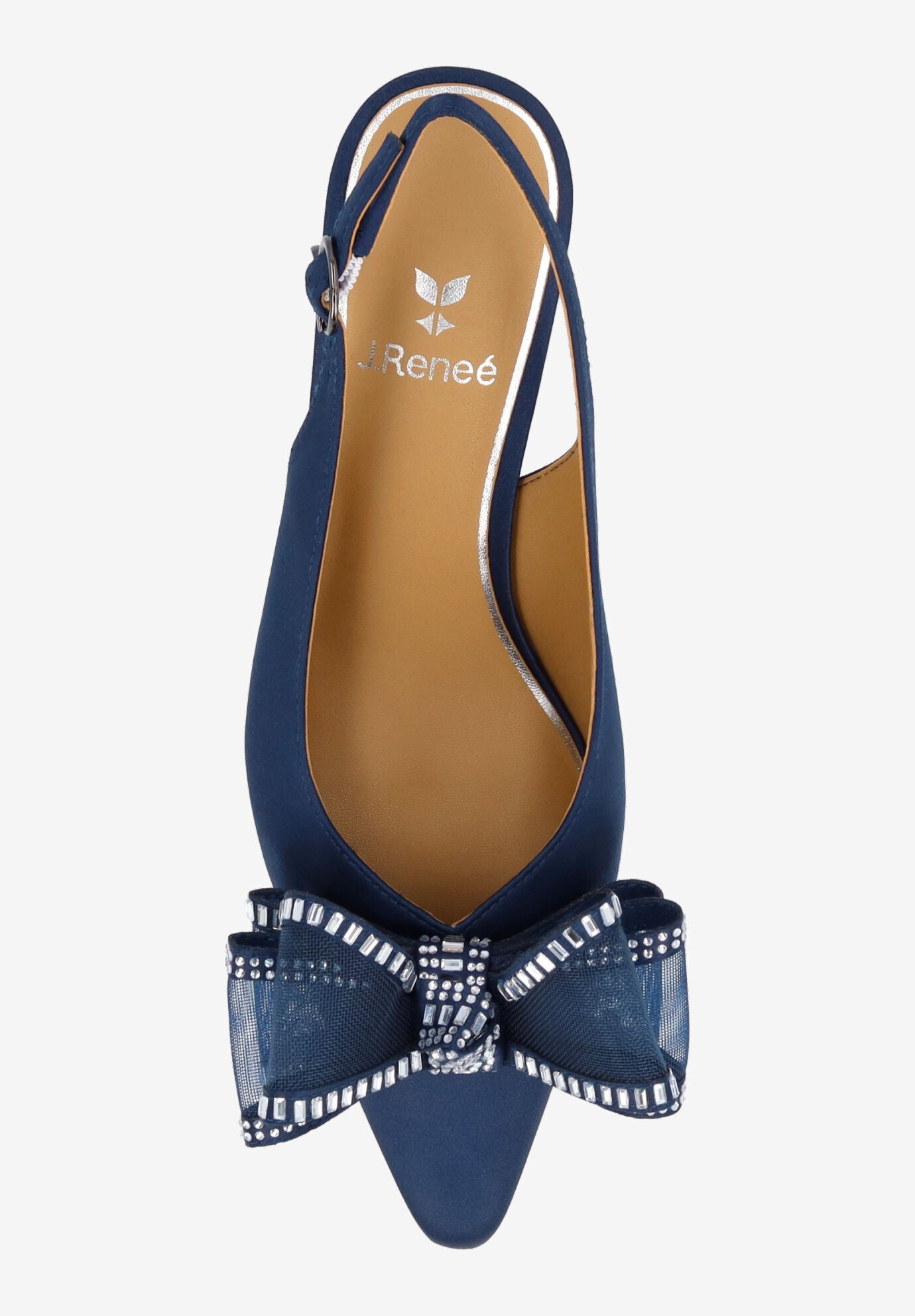 Kalindra Slingback Pump, NAVY, alternate image number 1