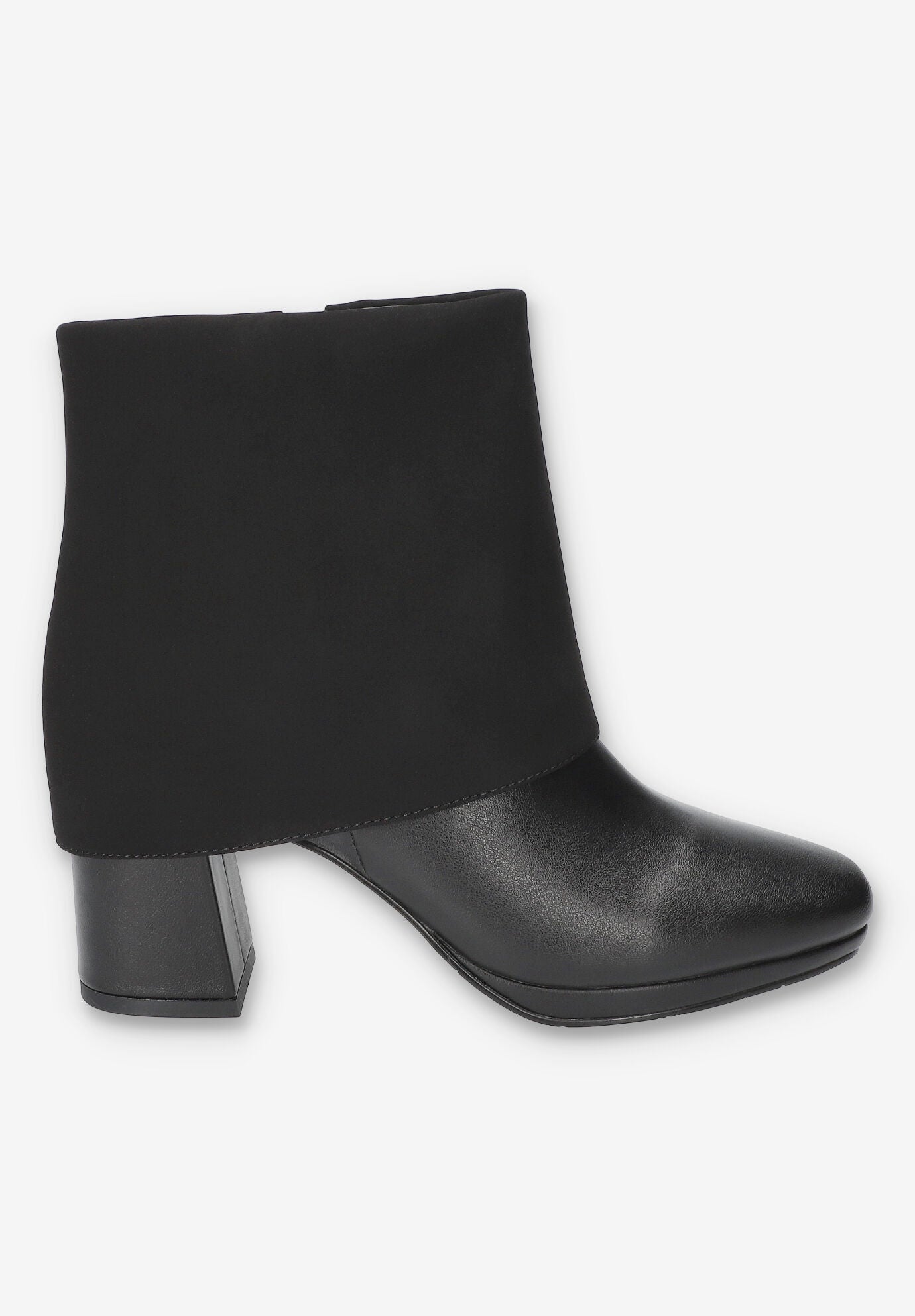 Sutton Sqaure Toe Ankle Boot, BLACK LAMY, alternate image number 2