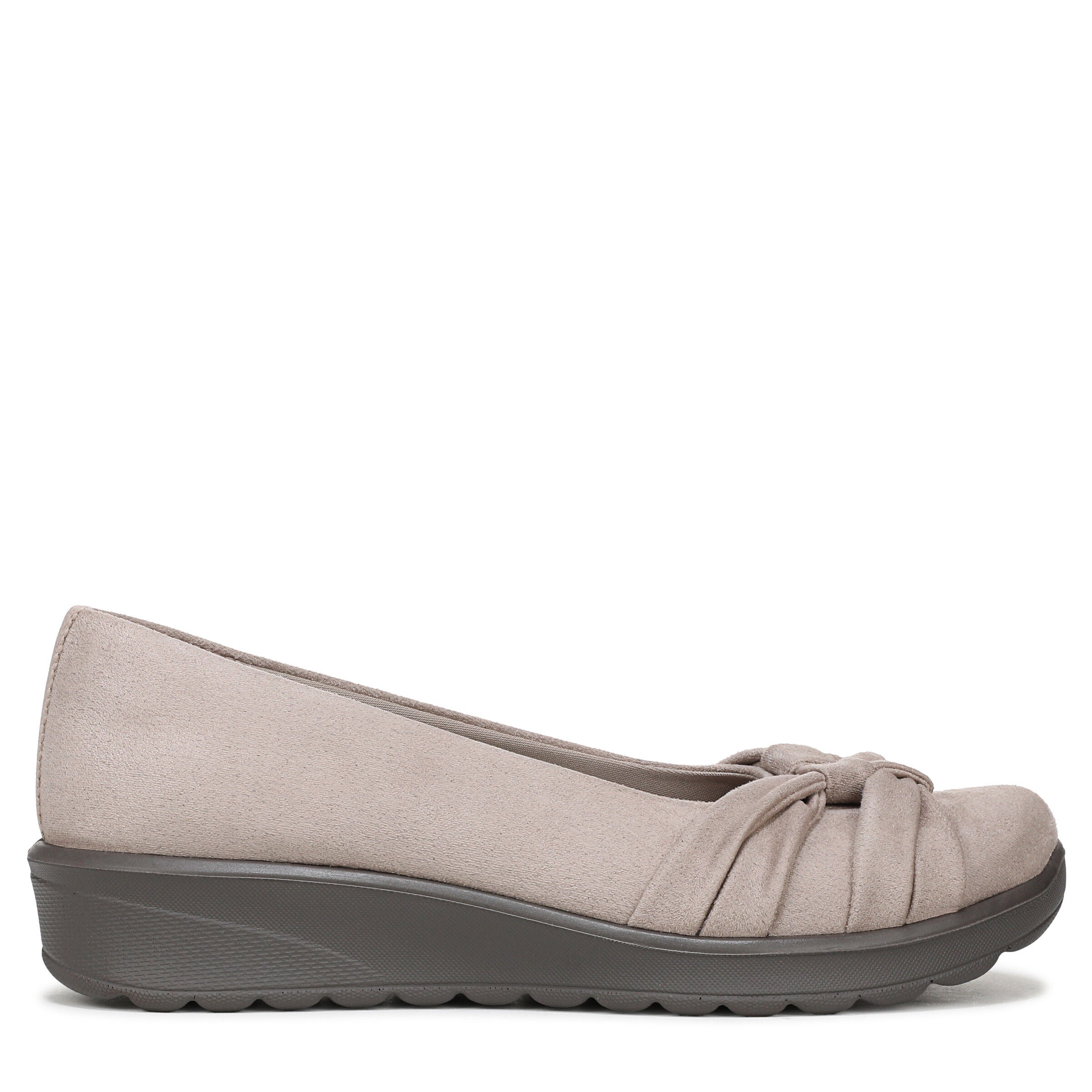 Glamour Accent Knots Wedge Flat, SIMPLY TAUPE FABRIC, alternate image number 3