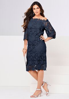 Off The Shoulder Lace Dress