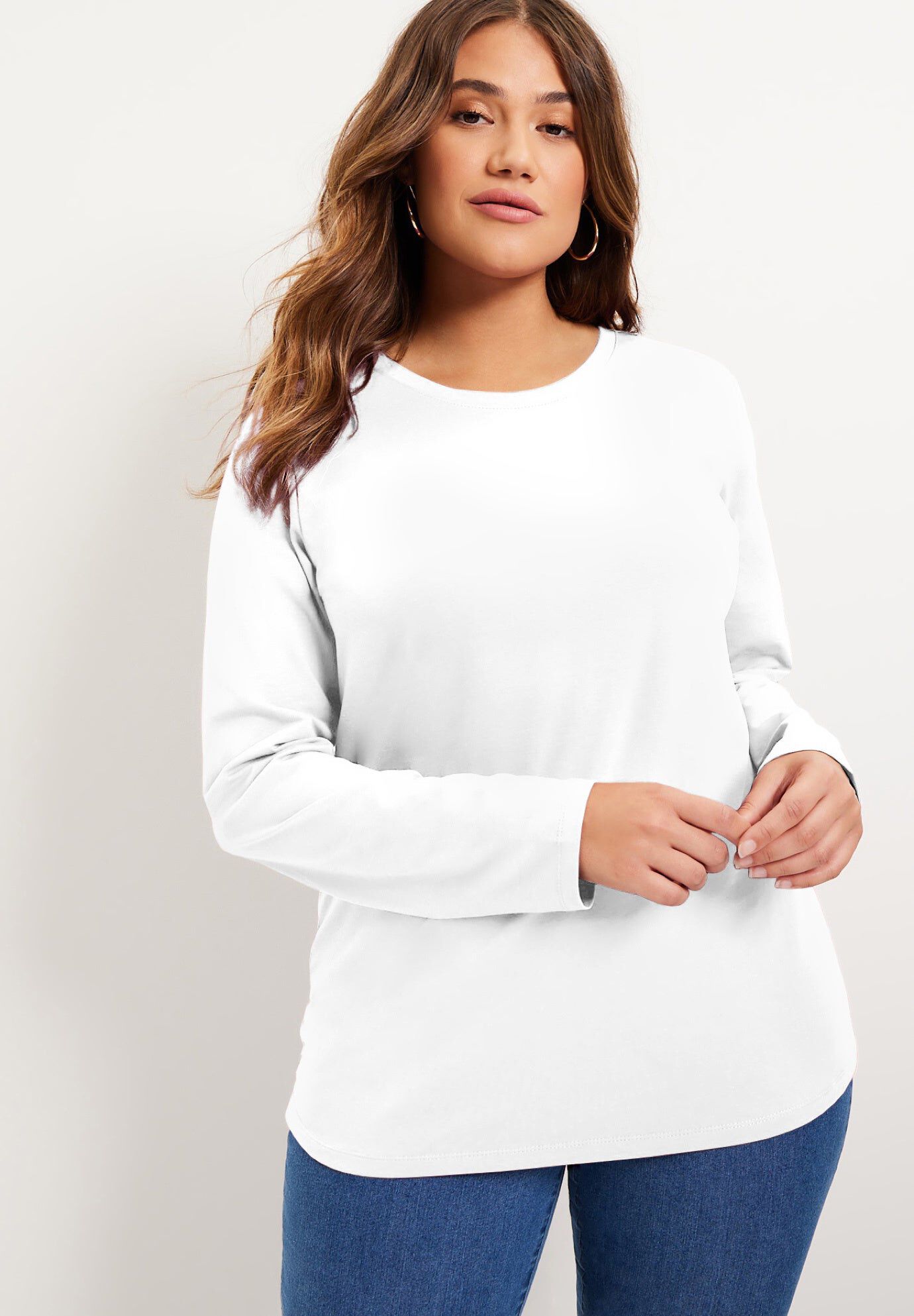 Long-Sleeve Crewneck One + Only Tee