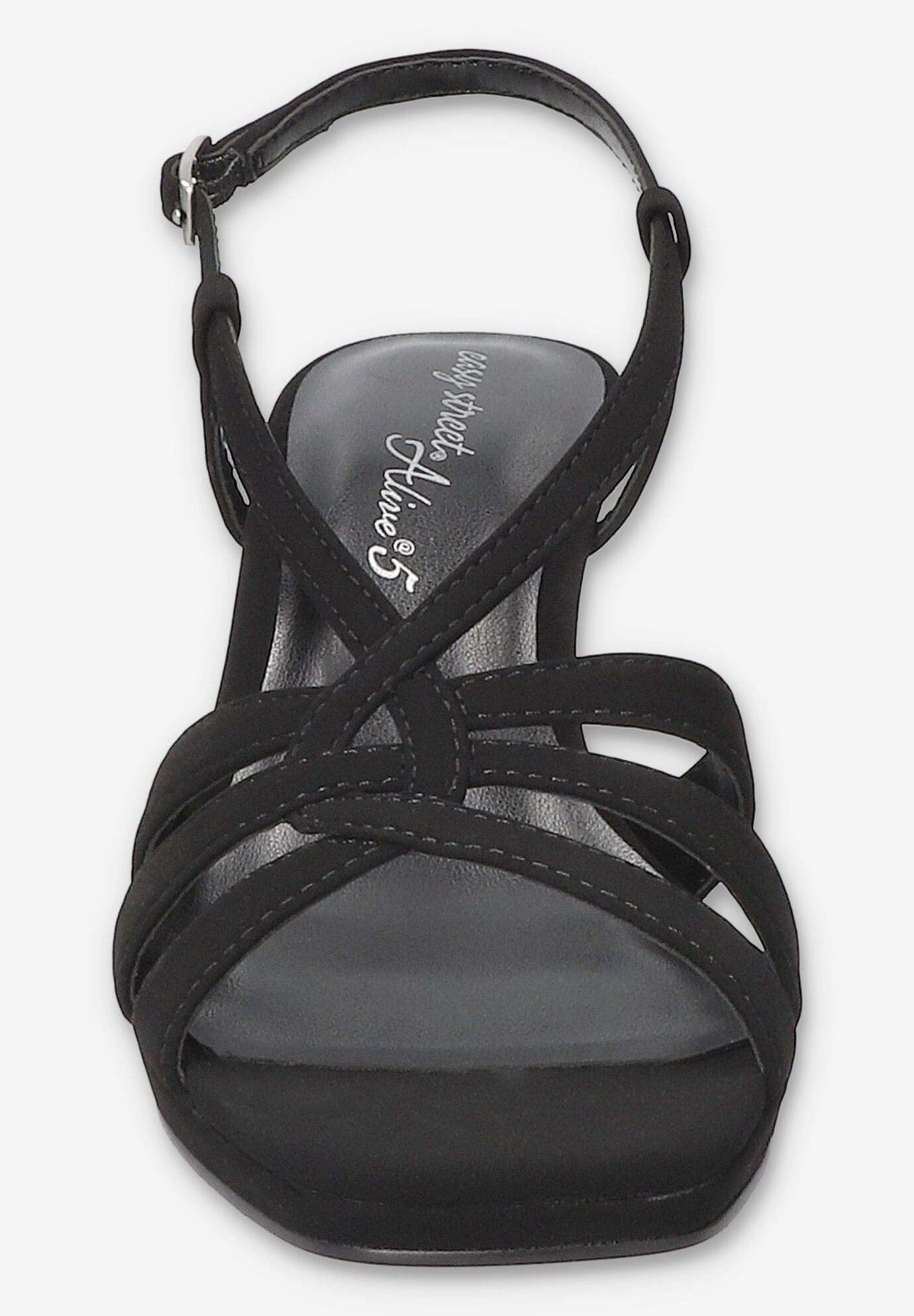 Valorie Sqaure Toe Platform Sandal, BLACK LAMY, alternate image number 3