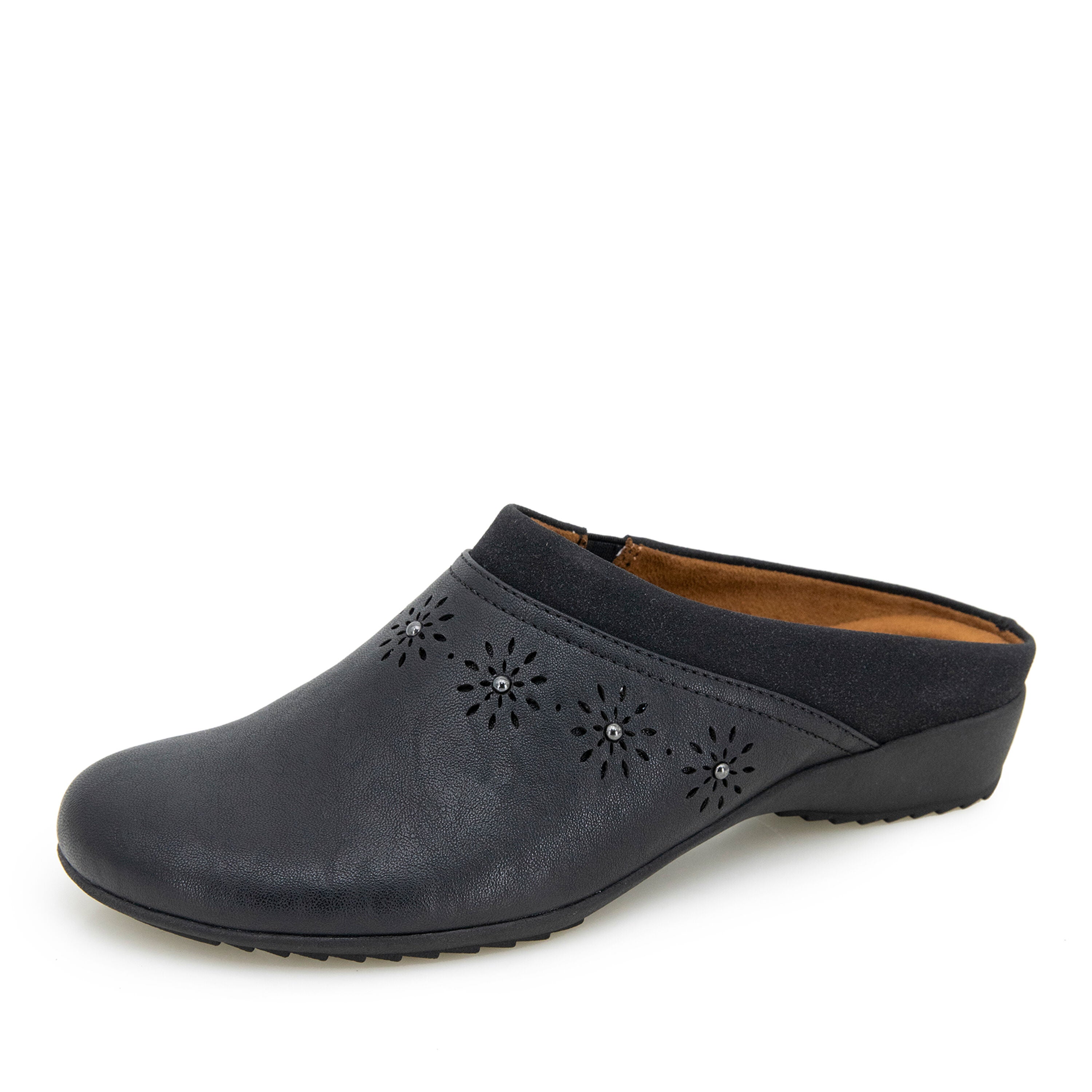 Vista Silp-On Mule, BLACK, alternate image number 6