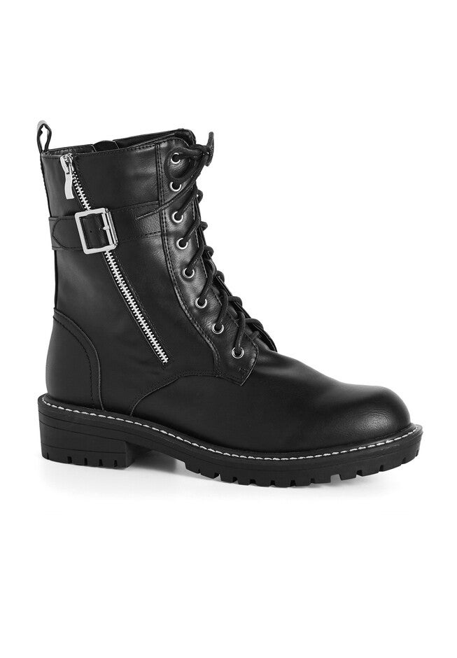 Ocean Lace Up Boot, BLACK, hi-res image number null
