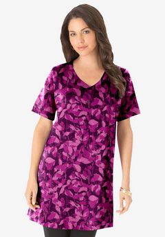 Ultimate Short Sleeve V Neck Tunic