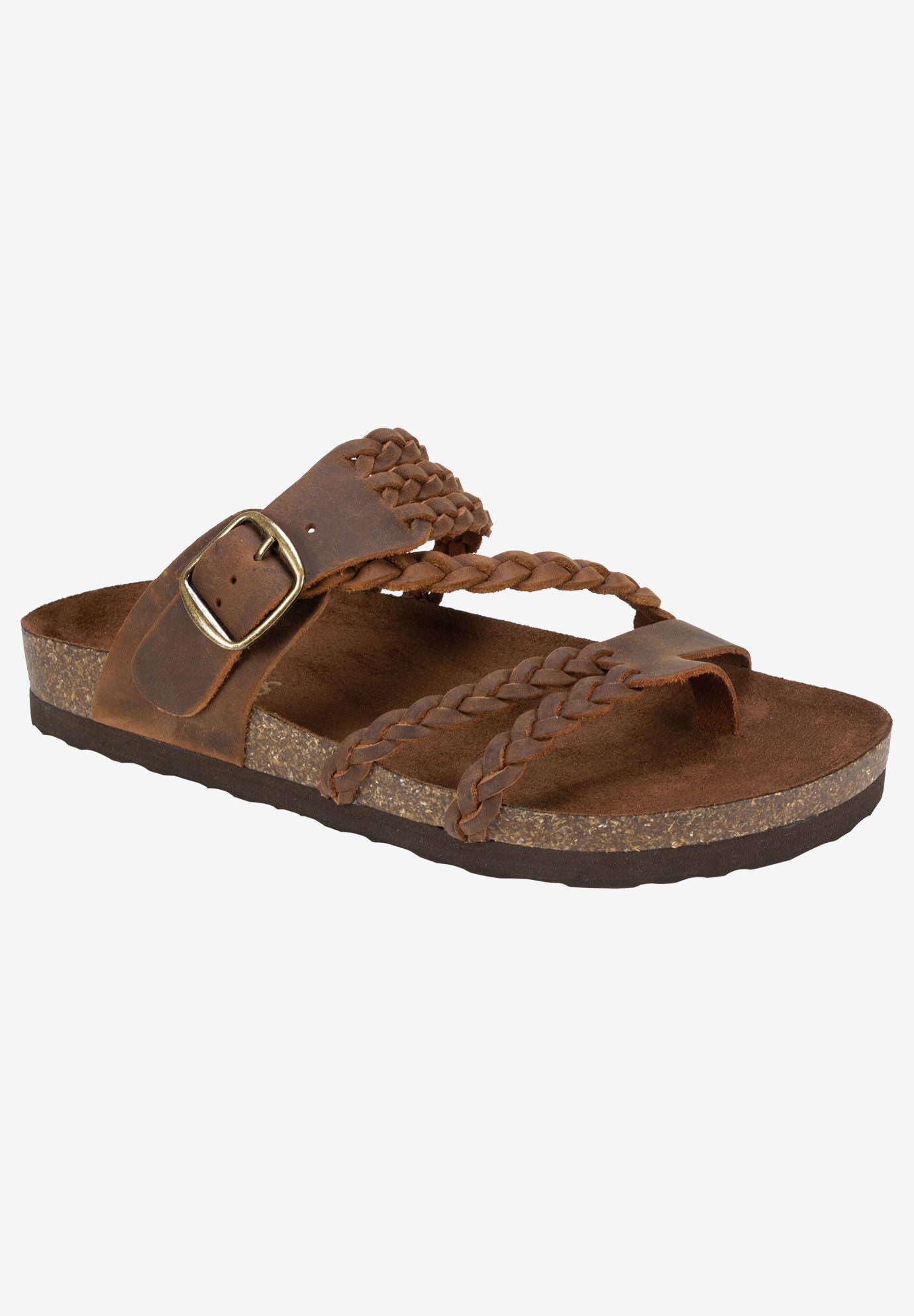 Hayleigh Sandal, BROWN LEATHER, hi-res image number 0