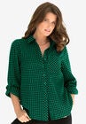 Frankie Big Shirt, MIDNIGHT VINE PLAID, hi-res image number null