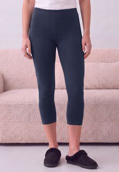 Plus Size Essential Stretch Capri Legging