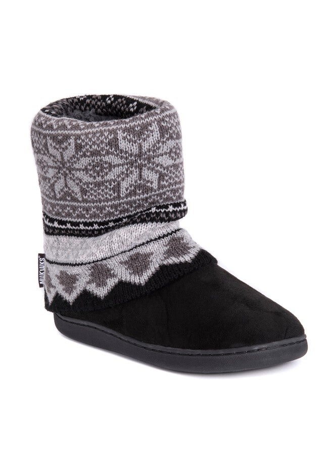 Raquel Slipper by Muk Luks, MEDIUM GREY HEATHER, hi-res image number null