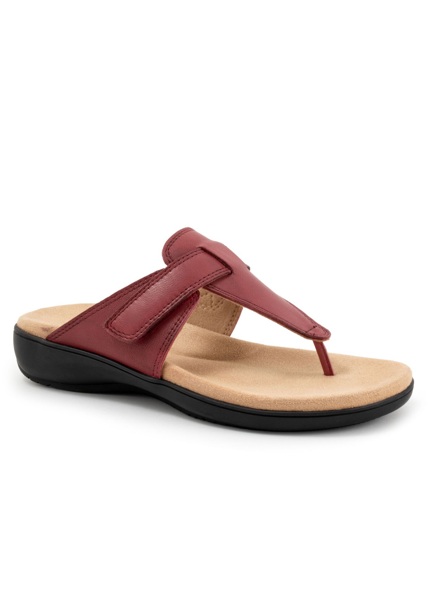 Robin Slip On Sandal, DARK RED, hi-res image number 0