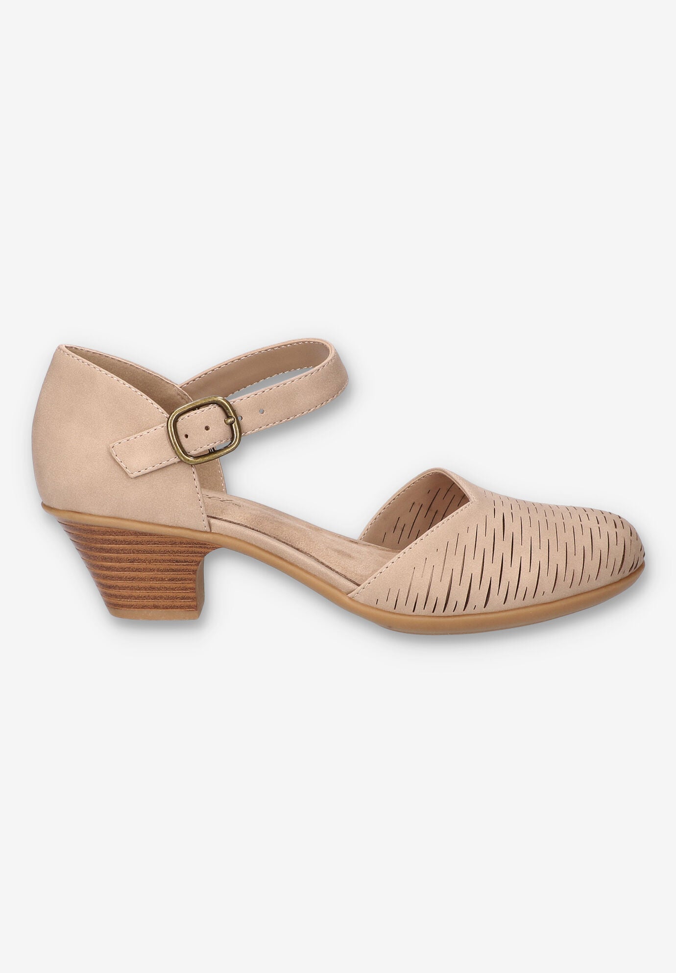 Justina Block Heel Sandal, SAND, alternate image number 2