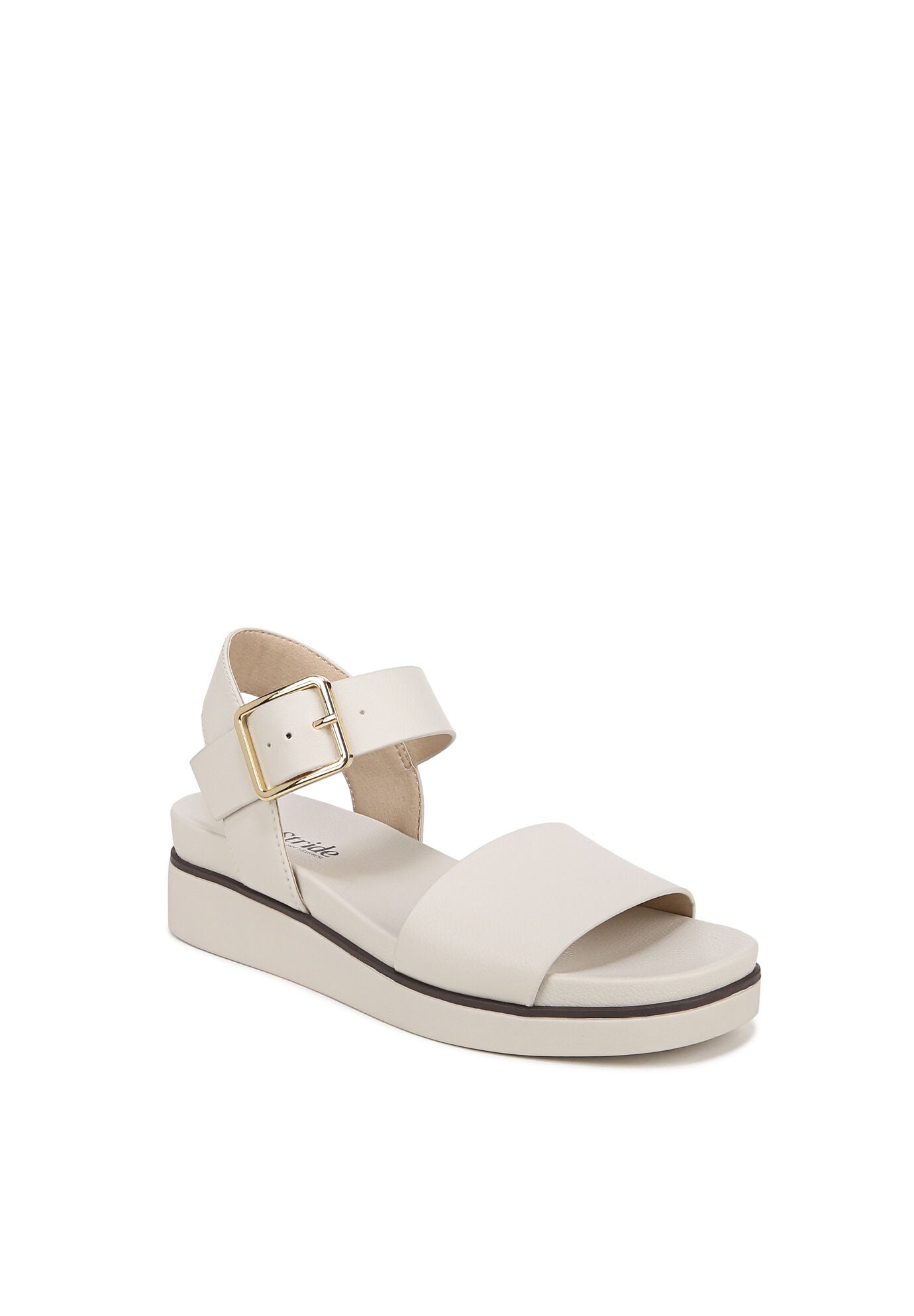 Gillian Sandal, WHITE FAUX LEATHER, hi-res image number 0