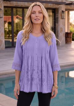Plus Size Bell Sleeve Blouses