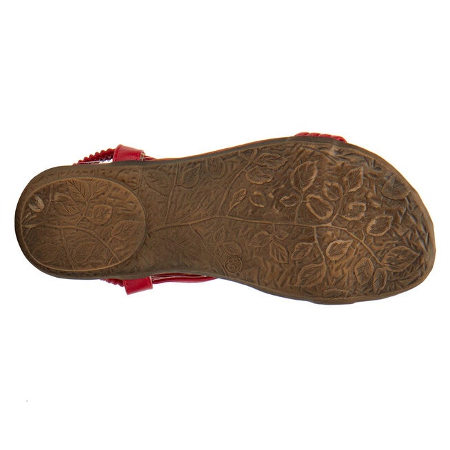 Nectarine T-Strap Sandal, RED, alternate image number 6