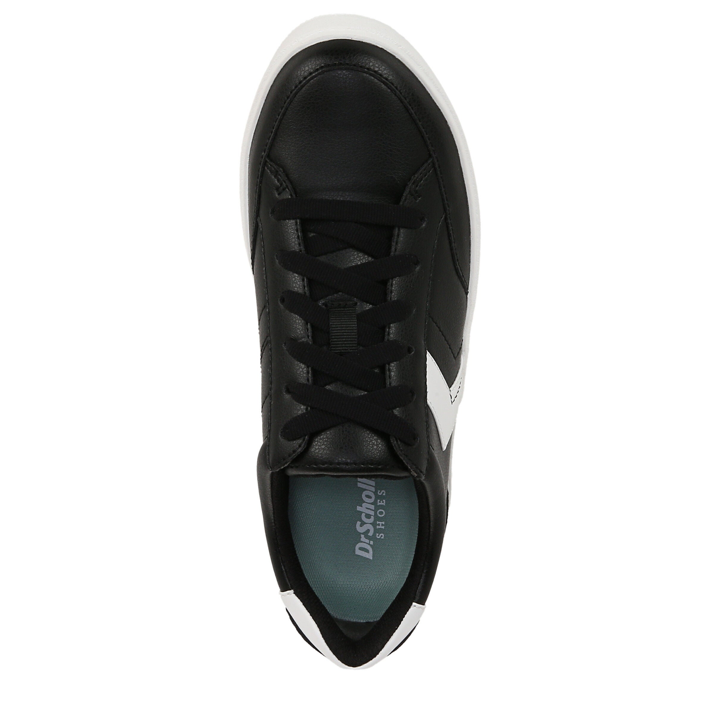 Madison Lace Sneaker, BLACK WHITE, alternate image number 6