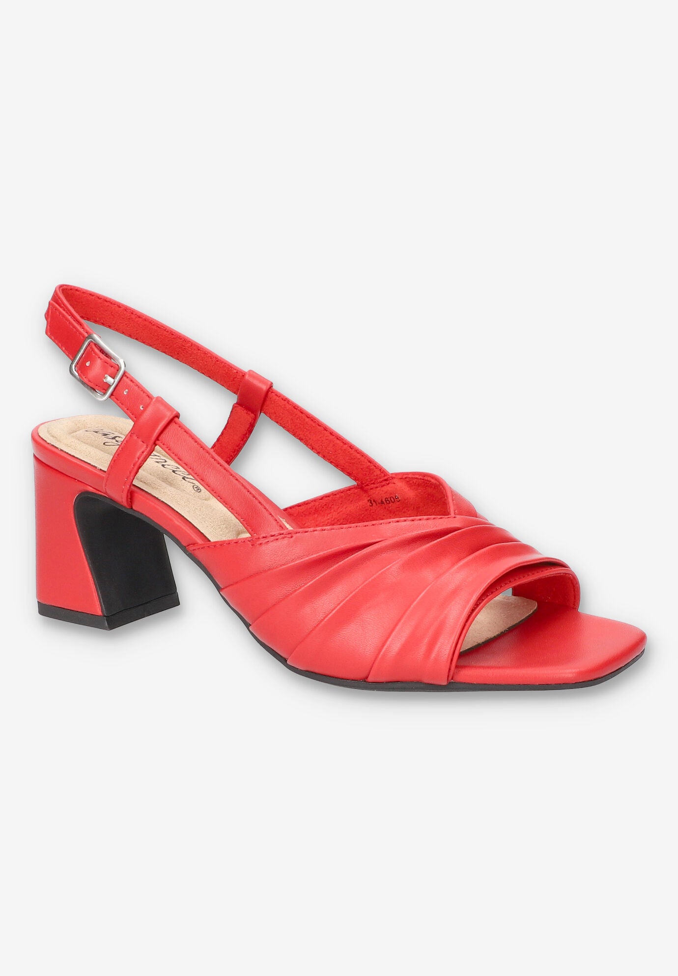 Lucie Square Toe Sandal, RED, hi-res image number 0