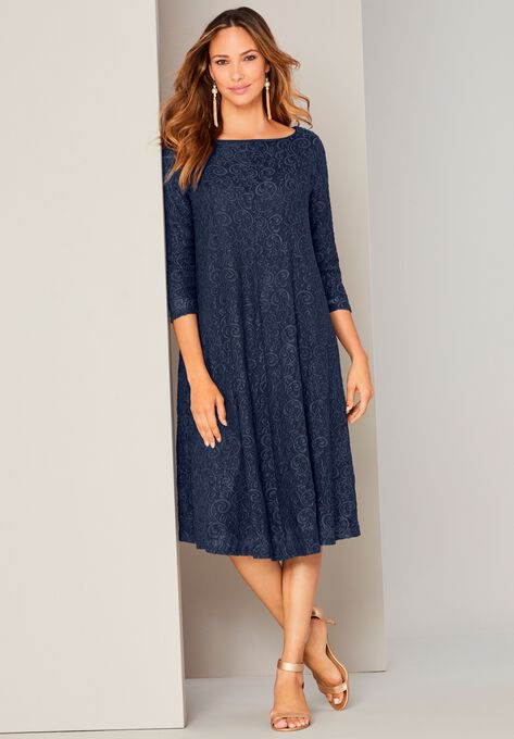 Lace Swing Dress, , alternate image number null