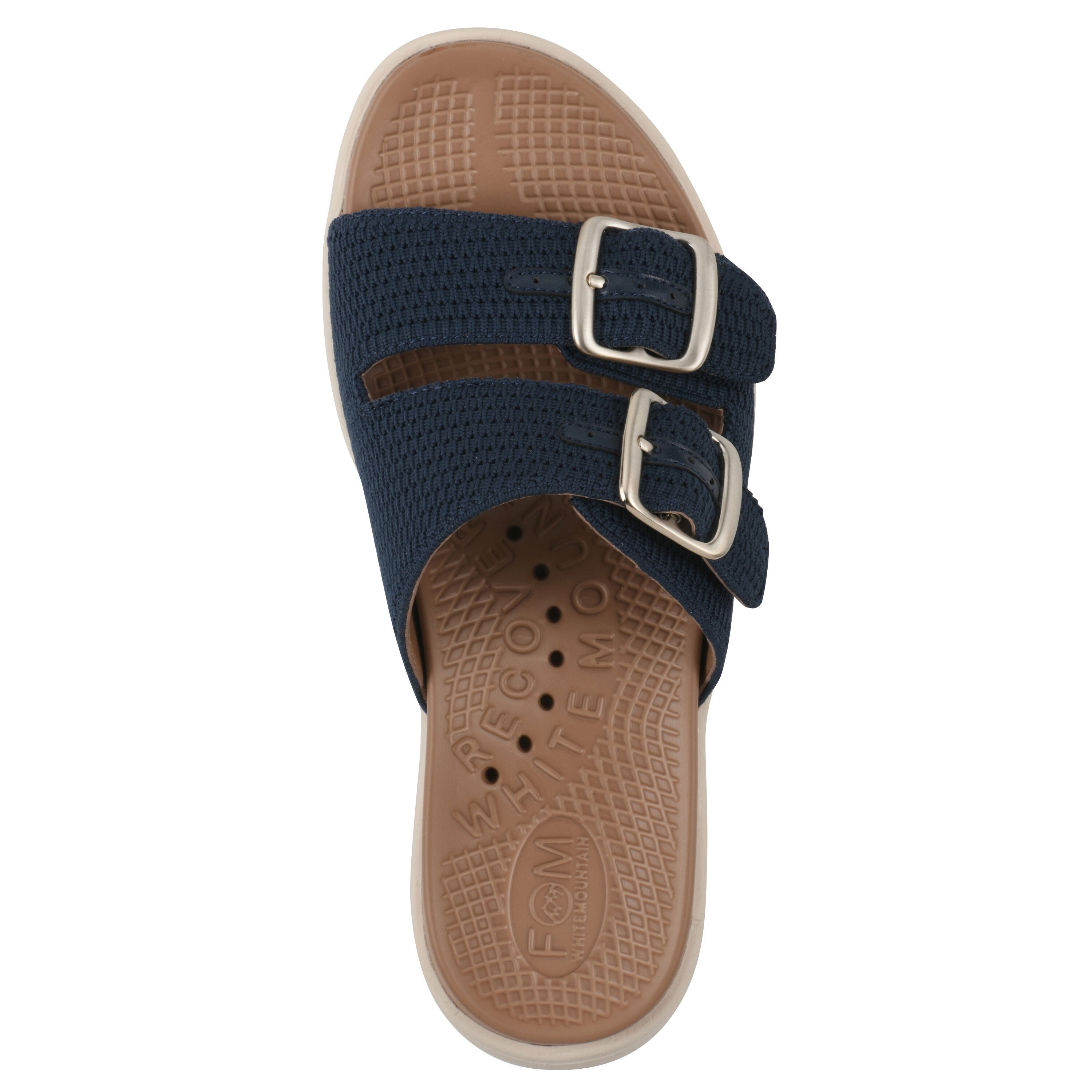 Nanny FOM Recovery Slide Sandal, NAVY FABRIC, alternate image number 4
