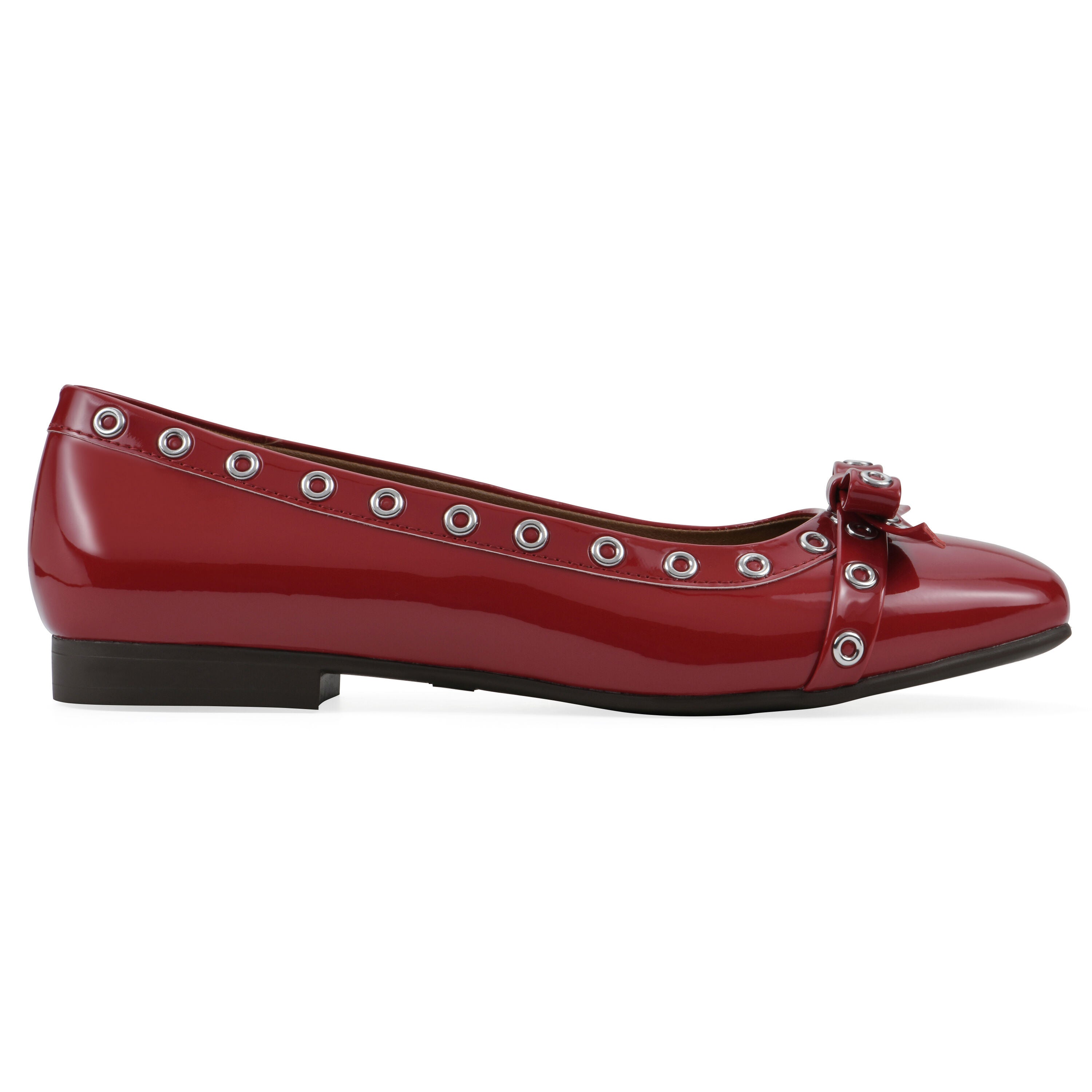 Bodhi Ballet Flat, CRUELLA RED PATENT, alternate image number 2