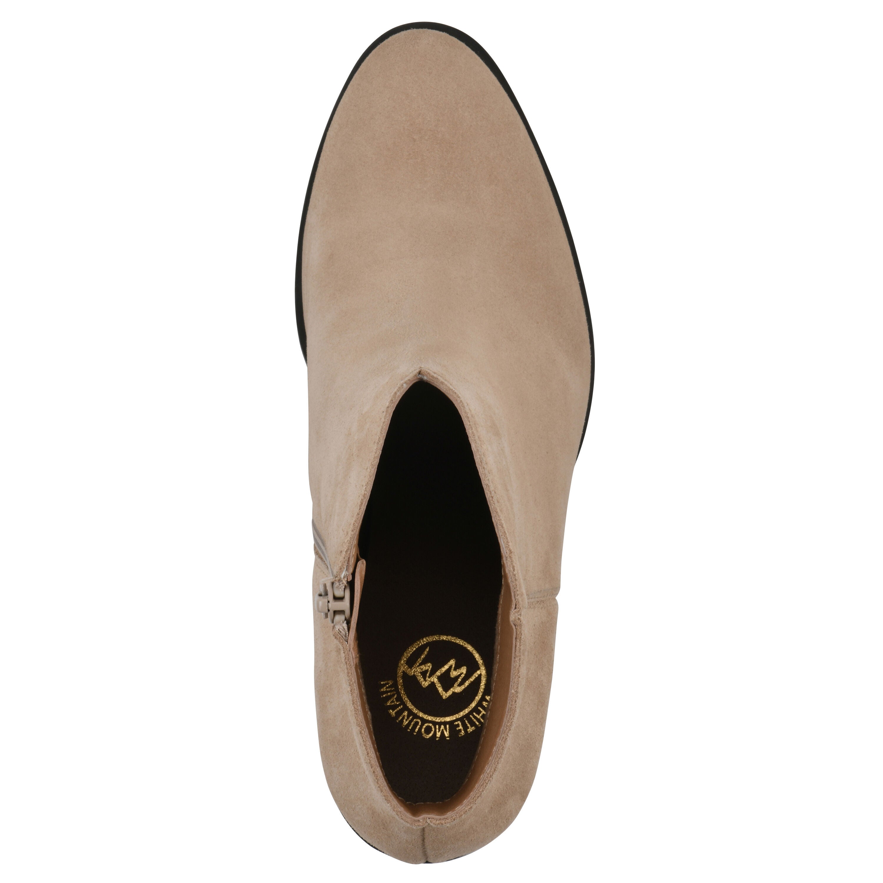 Tattle Heeled Bootie, BEACHWOOD SUEDE, alternate image number 4