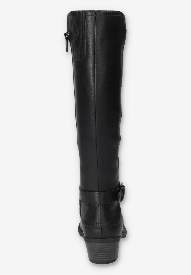 Tenille Plus Wide Calf Boot, BLACK, on-hover image number 1