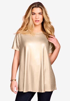 Metallic Swing Tee