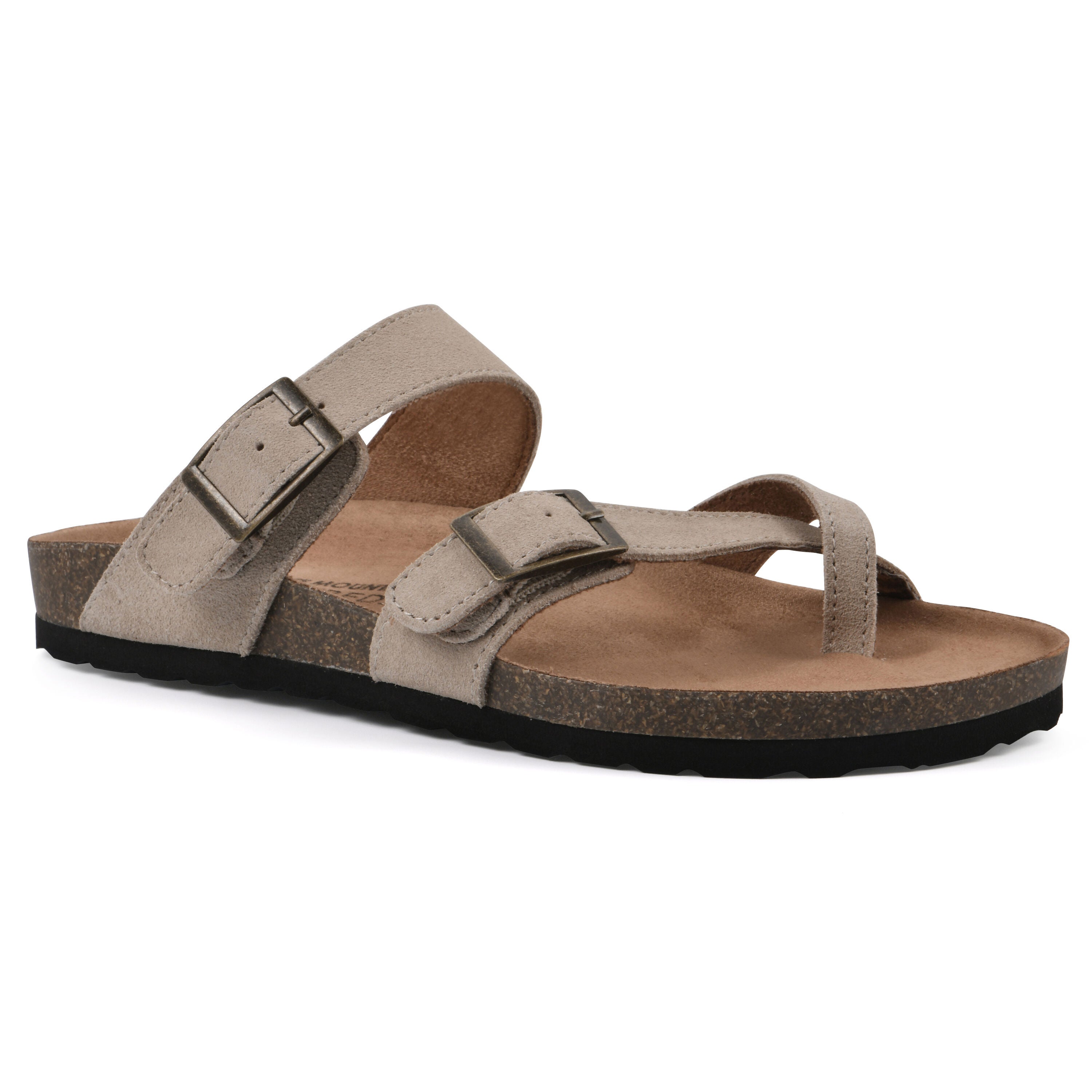 Gracie Footbed Sandal, SANDAL WOOD SUEDE, hi-res image number 0