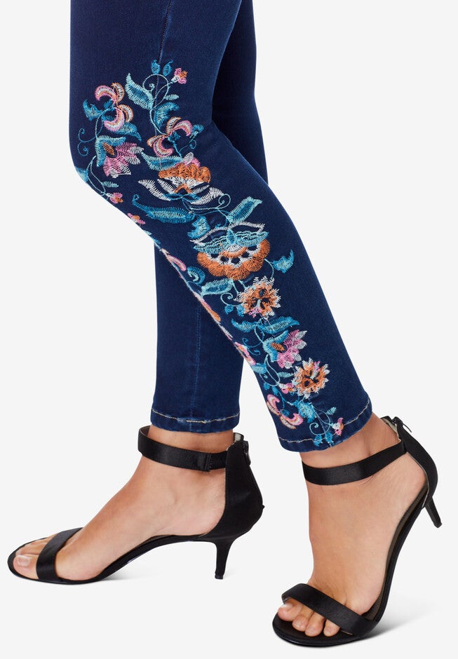 Embroidered Jean, , alternate image number 3