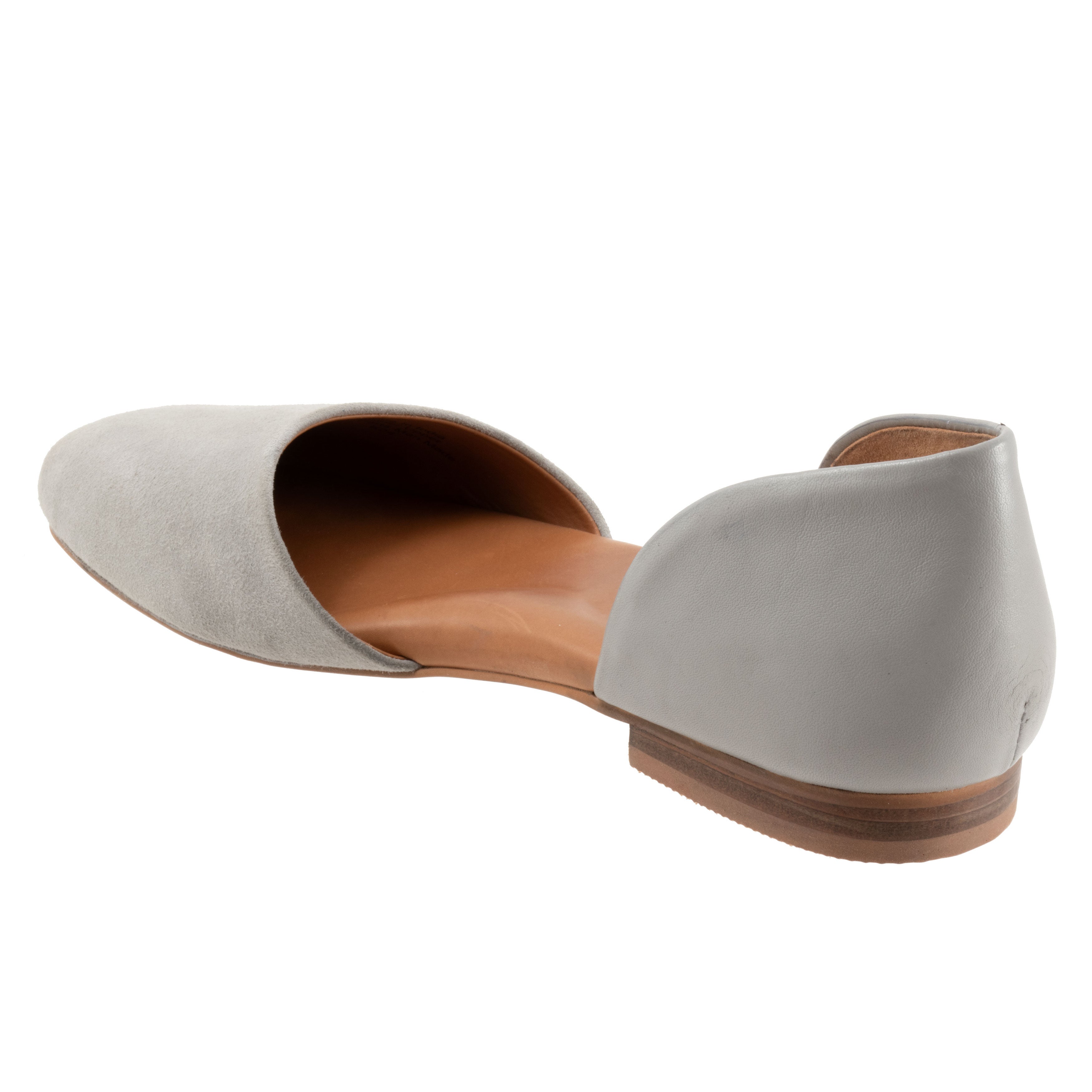 Kamari Flat, MID GREY SUEDE, on-hover image number 1