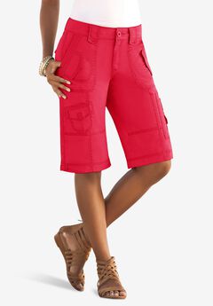 Plus Size Red Shorts For Women