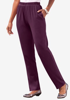 Straight Leg Soft Knit Pant
