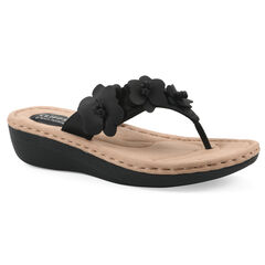 Cassilia Floral Mini Wedge Sandal