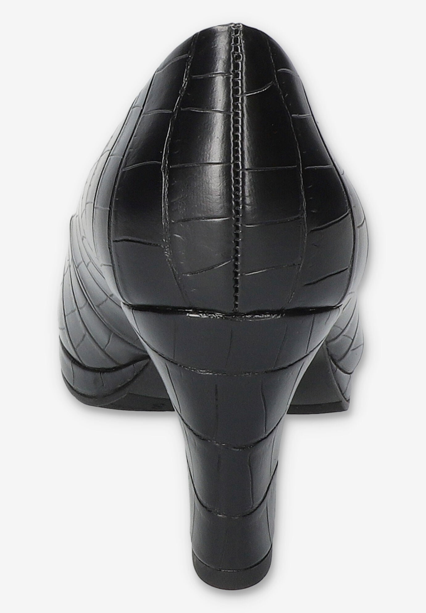 Equinox Platform Pump, BLACK CROCO, on-hover image number 1