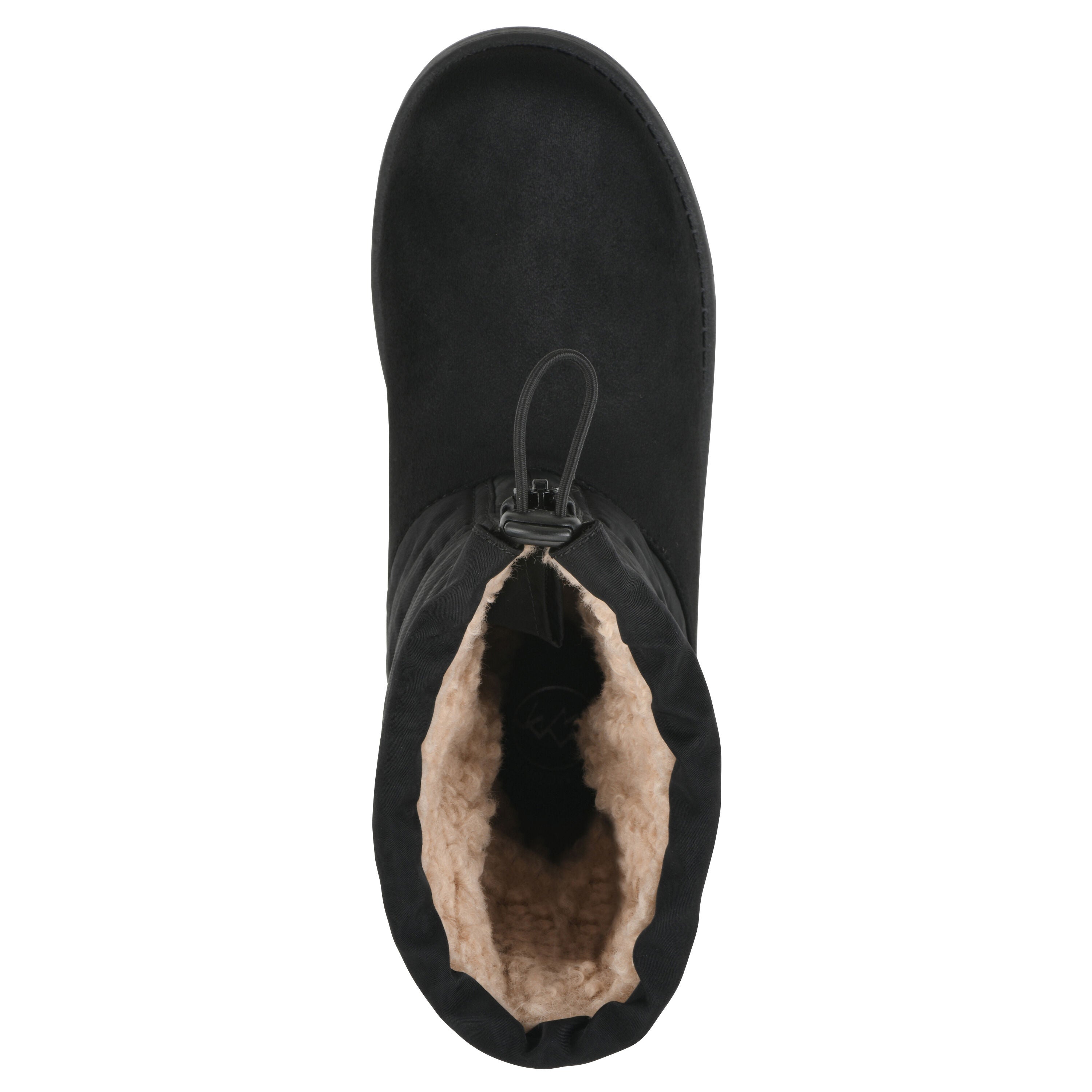 Issy Faux Fur-Lined Bootie, BLACK FABRIC, alternate image number 4