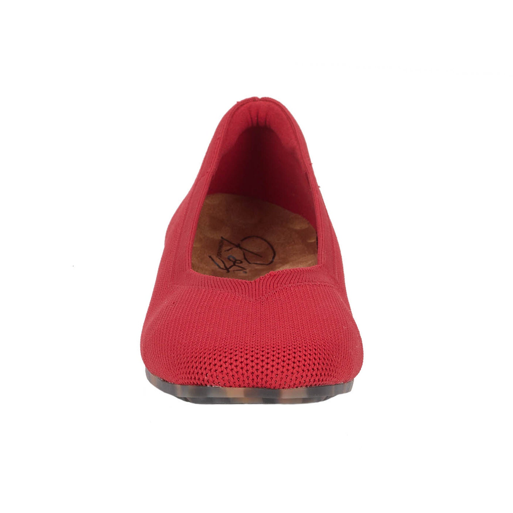 Niki Stretch Knit Flat, RED, alternate image number 3