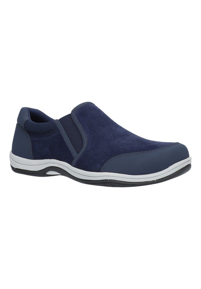 Infinity Flats And Slip Ons , NAVY SUEDE, hi-res image number 0