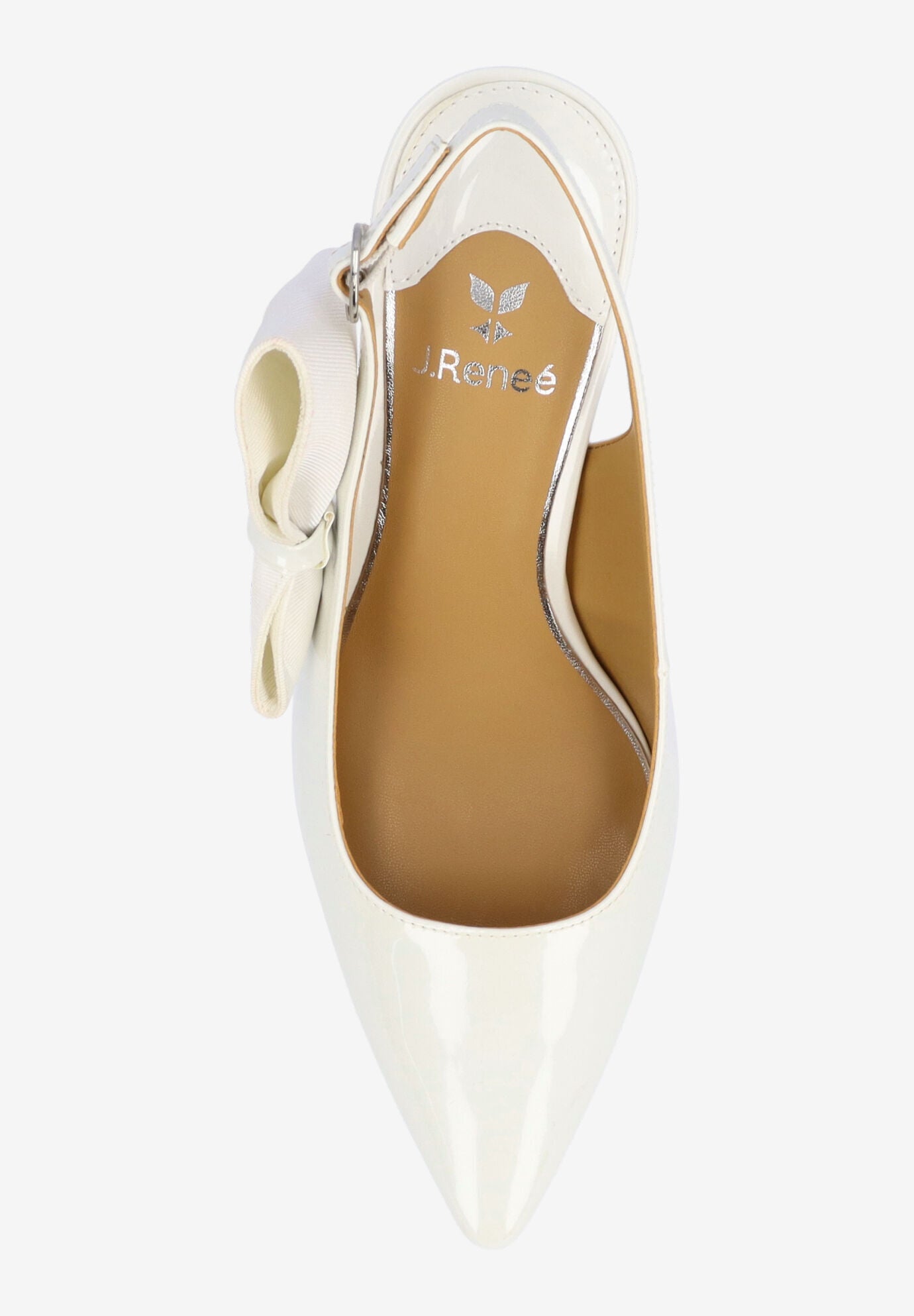 Rowin Slingback Pump, WHITE, alternate image number 2
