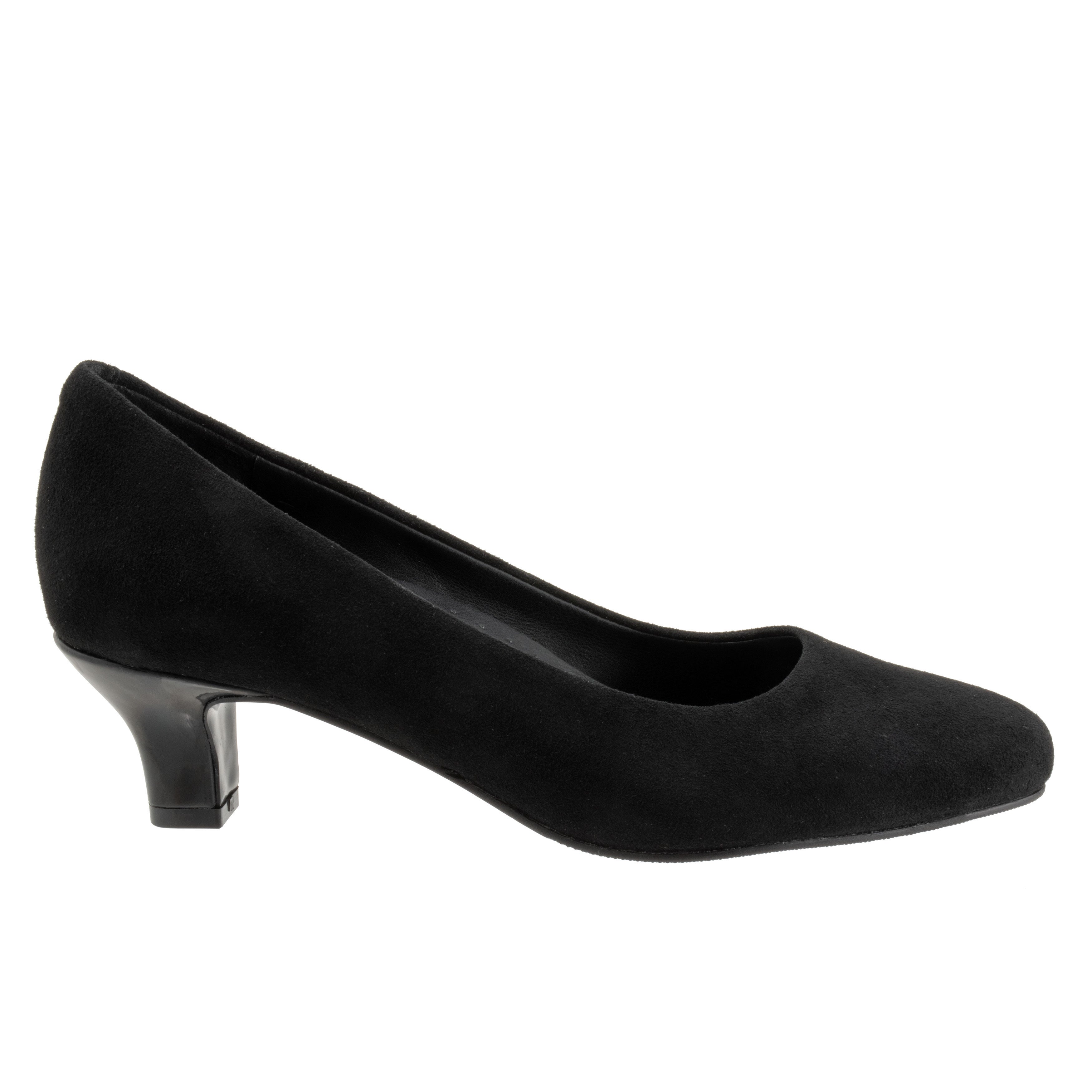 Kate Pump, BLACK SUEDE, alternate image number 4