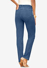 Straight-Leg Jean with Invisible Stretch by Denim 24/7, MEDIUM WASH, hi-res image number null
