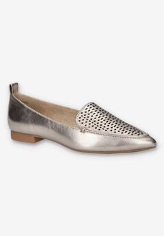 Alessi Perf Pointed Toe Flat