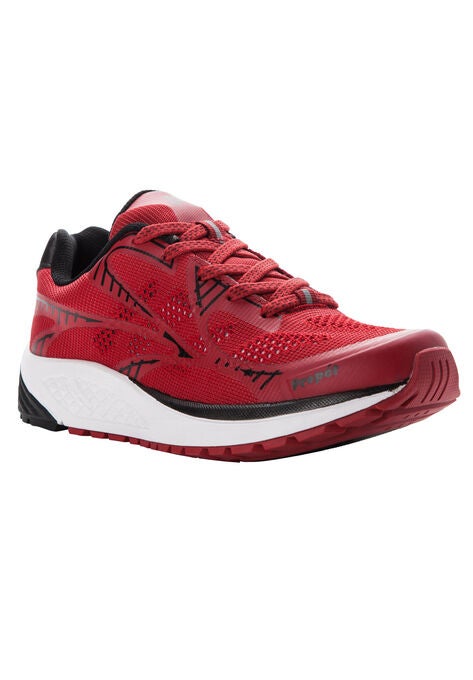 Propet One LT Sneaker by Propet®, RED, hi-res image number null