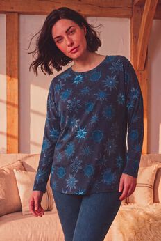 Plus Size Ultimate Cotton Crewneck Long Sleeve Tee