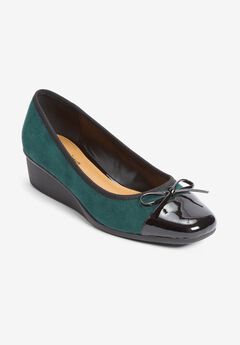 The Jade Slip On Wedge