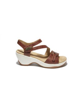 Cindy Ankle Strap Wedge Sandal
