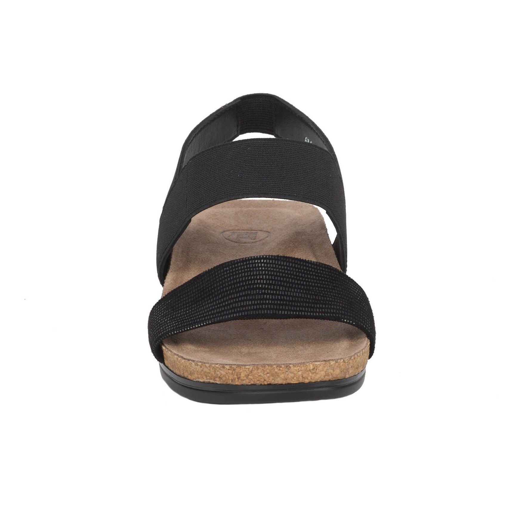 Maeve Stretch Strap Sandal, BLACK, alternate image number 3