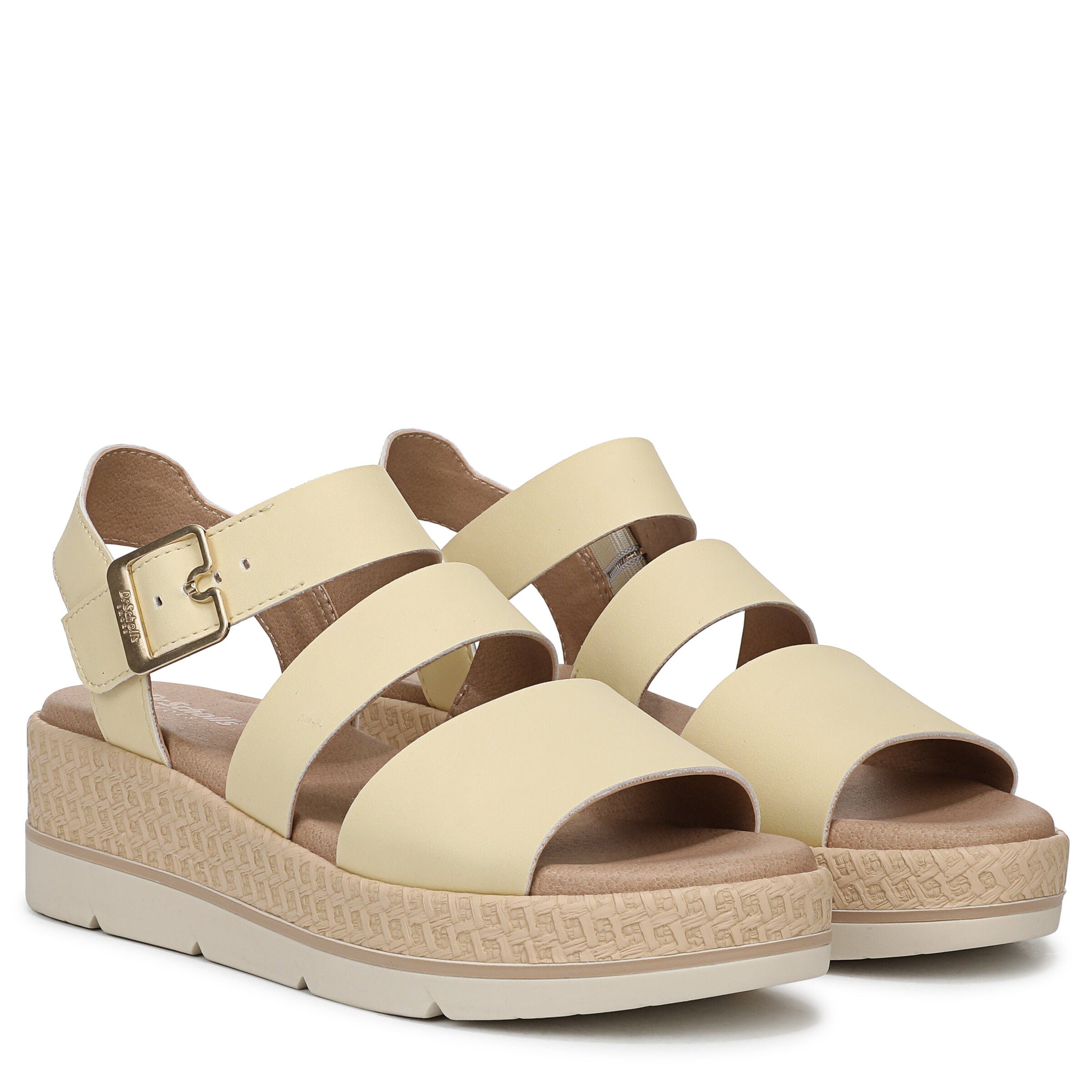 Once Twice Platform Sandal, BUTTER YELLOW, alternate image number 2