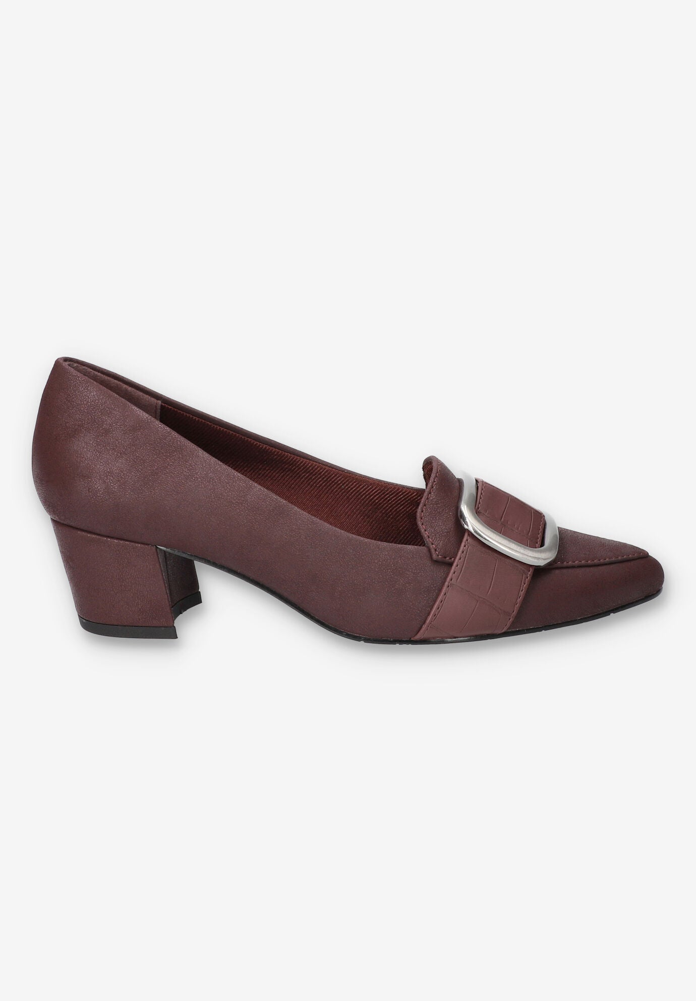 Aster Pump, BURGUNDY MATTE, alternate image number 2