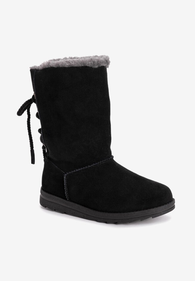 Ziggy Rodeo Foldover Water Resistant Boot, BLACK, hi-res image number null